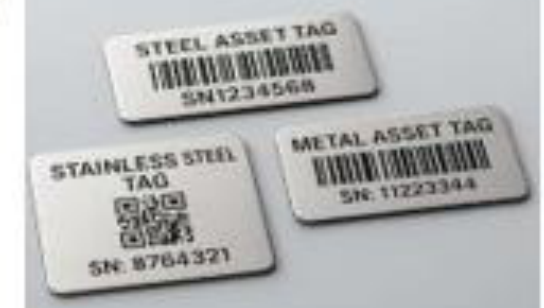 Placas metálicas identificadoras con grabado láser
